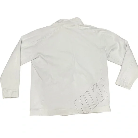 Vintage Nike Grey Tag Heavyweight Full Zip Embroidered Spell Out Size Large - Picture 2 of 6